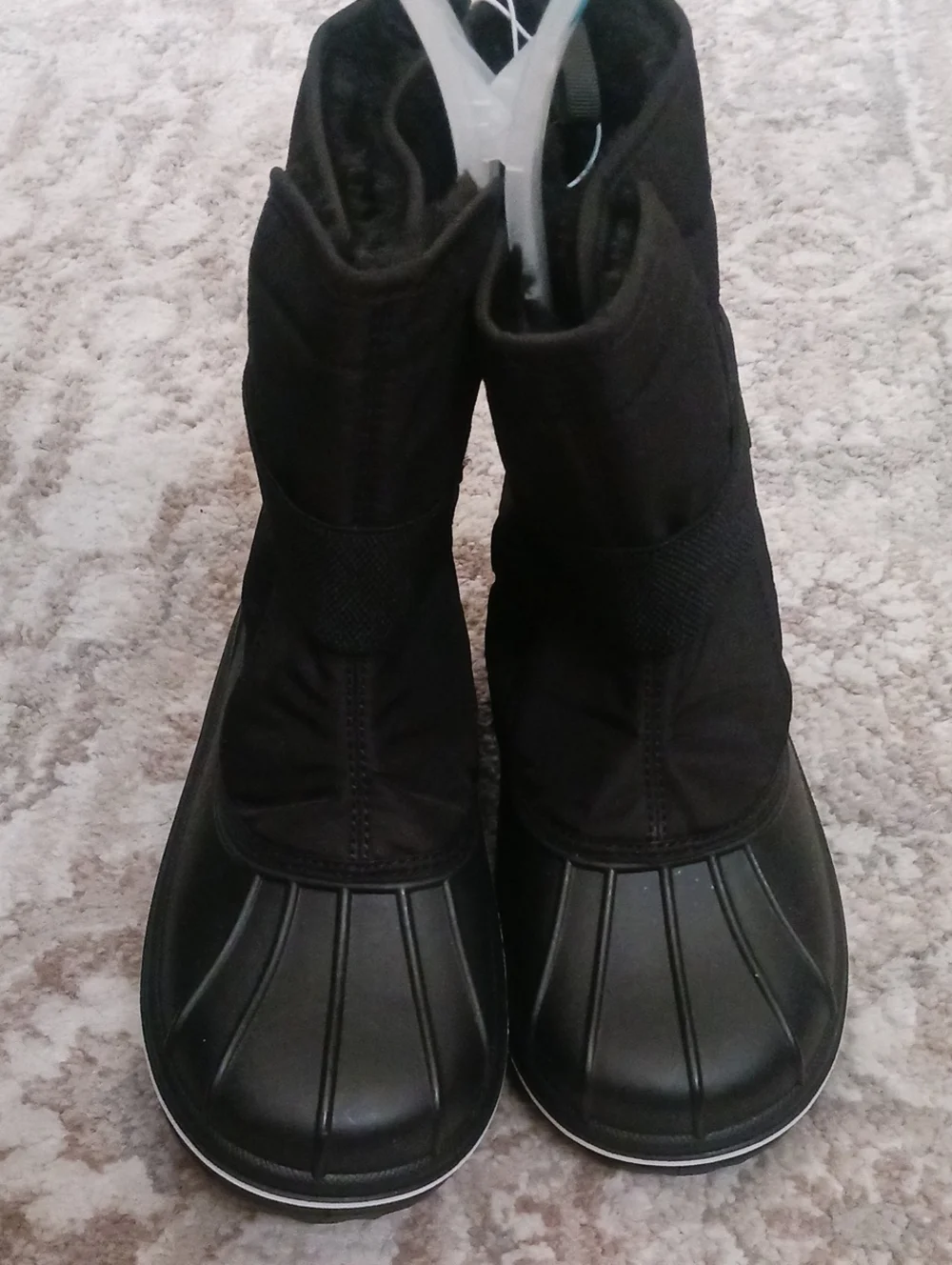 The Children's Place Kids' Black Winter Snow Boots